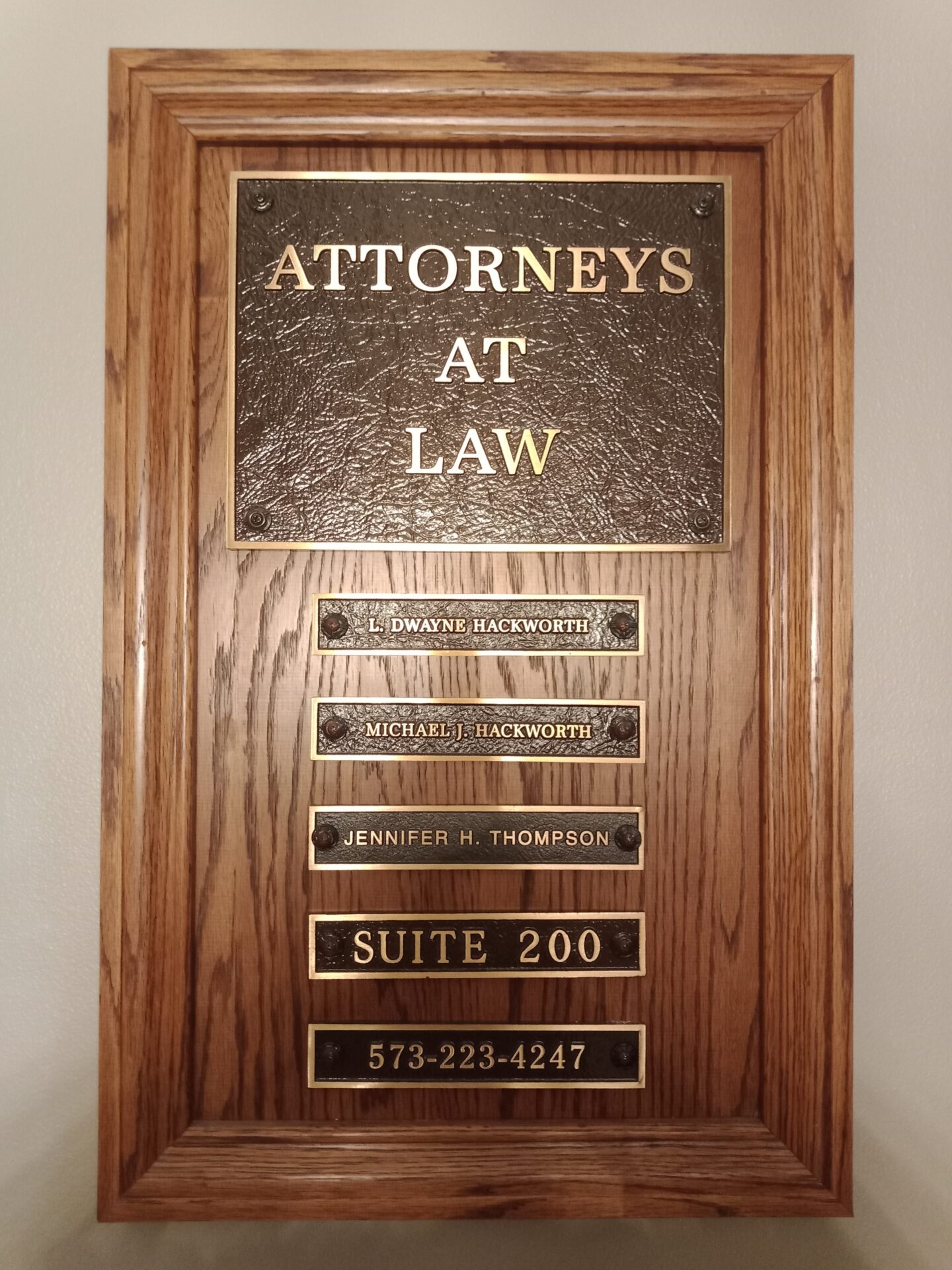 Wall plaque Wall plaque